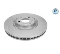 2x Disco de freno Eje delantero ventilado 183 521 1049/PD MEYLE para AUDI A6 C7