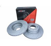 2x Disco de freno Eje delantero ventilado 19-1053SPORT MAXGEAR para BMW 5