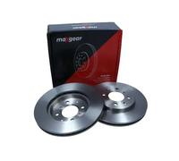 2x Disco de freno Eje delantero ventilado 19-2400 MAXGEAR para HONDA JAZZ II