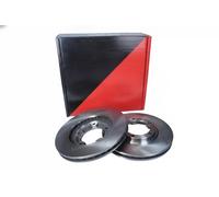 Lote de 2 Disco de freno MAXGEAR 19-2757 para OE 58129-4A100 - 58129-4A000