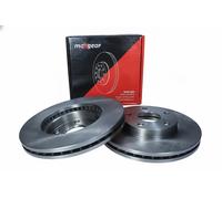 2x Disco de freno Eje delantero ventilado 19-3216 MAXGEAR para TOYOTA AURIS