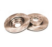 Lote de 2 Disco de freno MAXGEAR 19-3238 para OE 5Q0 615 301 A - 5Q0 615 301 E