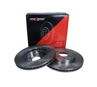 2x Disco de freno Eje delantero ventilado 19-3347 MAXGEAR para DAIHATSU SUBARU