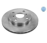 2x Disco de freno Eje delantero ventilado 30-15 521 0020 MEYLE para TOYOTA YARIS