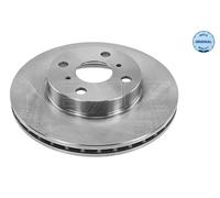 2x Disco de freno Eje delantero ventilado 30-15 521 0035 MEYLE para TOYOTA