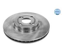 2x Disco de freno Eje delantero ventilado 30-15 521 0058 MEYLE para TOYOTA