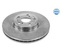 2x Disco de freno Eje delantero ventilado 30-15 521 0069 MEYLE para TOYOTA