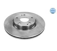 2x Disco de freno Eje delantero ventilado 30-15 521 0081 MEYLE para TOYOTA