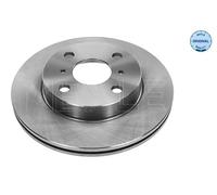 2x Disco de freno Eje delantero ventilado 30-15 521 0099 MEYLE para TOYOTA YARIS