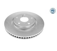 2x Disco de freno Eje delantero ventilado 30-15 521 0120/PD MEYLE para TOYOTA