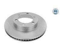 2x Disco de freno Eje delantero ventilado 30-15 521 0121/PD MEYLE para TOYOTA