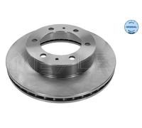 2x Disco de freno Eje delantero ventilado 30-15 521 0126 MEYLE para TOYOTA
