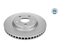 2x Disco de freno Eje delantero ventilado 30-15 521 0128/PD MEYLE para LEXUS