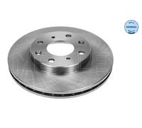 2x Disco de freno Eje delantero ventilado 31-15 521 0028 MEYLE para HONDA LOGO