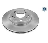 2x Disco de freno Eje delantero ventilado 31-15 521 0049/PD MEYLE para HONDA