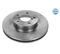 2x Disco de freno Eje delantero ventilado 34-15 521 0002 MEYLE para SUBARU