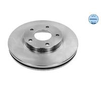 2x Disco de freno Eje delantero ventilado 36-15 521 0027 MEYLE para NISSAN