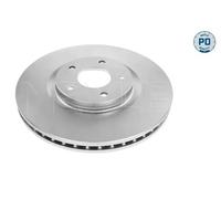 2x Disco de freno Eje delantero ventilado 36-15 521 0070/PD MEYLE para NISSAN