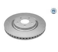 2x Disco de freno Eje delantero ventilado 36-15 521 0075/PD MEYLE para NISSAN