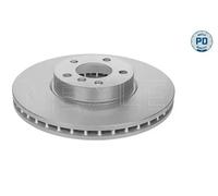 2x Disco de freno Eje delantero ventilado 383 521 0004/PD MEYLE para BMW X5 X6