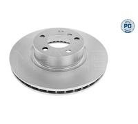 2x Disco de freno Eje delantero ventilado 383 521 0012/PD MEYLE para BMW X3 X4