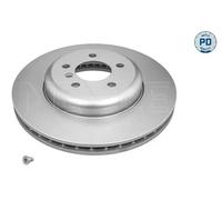 2x Disco de freno Eje delantero ventilado 383 521 1008/PD MEYLE para BMW 5 7