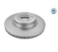 2x Disco de freno Eje delantero ventilado 383 521 3059/PD MEYLE para BMW 7