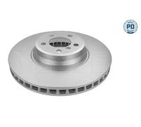 2x Disco de freno Eje delantero ventilado 383 521 3076/PD MEYLE para BMW 7