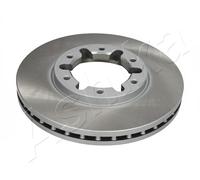 2x Disco de freno Eje delantero ventilado 60-01-103C ASHIKA para NISSAN
