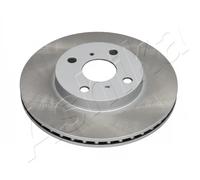 2x Disco de freno Eje delantero ventilado 60-02-221C ASHIKA para TOYOTA YARIS
