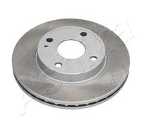 2x Disco de freno Eje delantero ventilado 60-03-344C ASHIKA para MAZDA 323 S IV