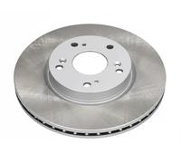 2x Disco de freno Eje delantero ventilado 60-04-407C ASHIKA para HONDA CIVIC IX