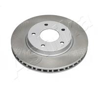 ASHIKA 2x Disco de Freno Delantero Ventilado para Mitsubishi Lancer VIII