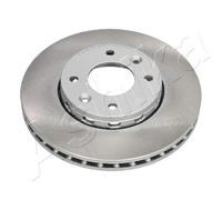 2x Disco de freno Eje delantero ventilado 60-0K-006C ASHIKA para KIA