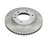 2x Disco de freno Eje delantero ventilado 60-0K-K21C ASHIKA para KIA