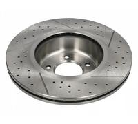 2x Disco de freno Eje delantero ventilado 600146C JAPKO para BMW X5 X6
