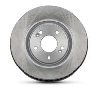 2x Disco de freno Eje delantero ventilado 60H17C JAPKO para HYUNDAI KIA