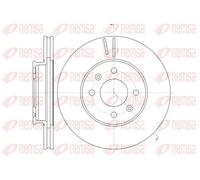 2x Disco de freno Eje delantero ventilado 61023.10 REMSA para HYUNDAI SUZUKI KIA