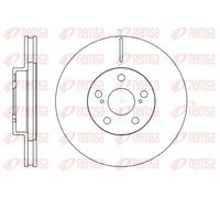 2x Disco de freno Eje delantero ventilado 61093.10 REMSA para TOYOTA