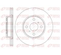 2x Disco de freno Eje delantero ventilado 61332.10 REMSA para ASTON MARTIN