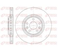 REMSA 2x Disco de Freno Delantero Ø319.8mm Ventilado para Renault Espace V