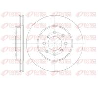 2x Disco de freno Eje delantero ventilado 61357.10 REMSA para HONDA JAZZ II