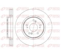 2x Disco de freno Eje delantero ventilado 61358.10 REMSA para HONDA CR-V III