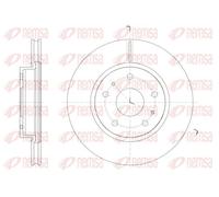 2x Disco de freno Eje delantero ventilado 61423.10 REMSA para SUZUKI SX4