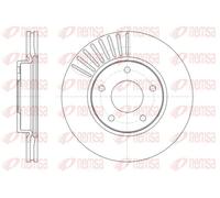 2x Disco de freno Eje delantero ventilado 61466.10 REMSA para NISSAN JUKE