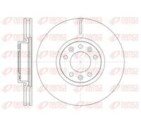 2x Disco de freno Eje delantero ventilado 61472.10 REMSA para CITROËN PEUGEOT