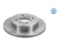 2x Disco de freno Eje delantero ventilado 615 521 6039 MEYLE para SUZUKI OPEL
