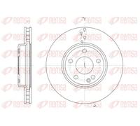 2x Disco de freno Eje delantero ventilado 61522.10 REMSA para MERCEDES-BENZ