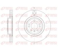 2x Disco de freno Eje delantero ventilado 61576.10 REMSA para MERCEDES-BENZ
