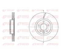 2x Disco de freno Eje delantero ventilado 61589.10 REMSA para VOLVO